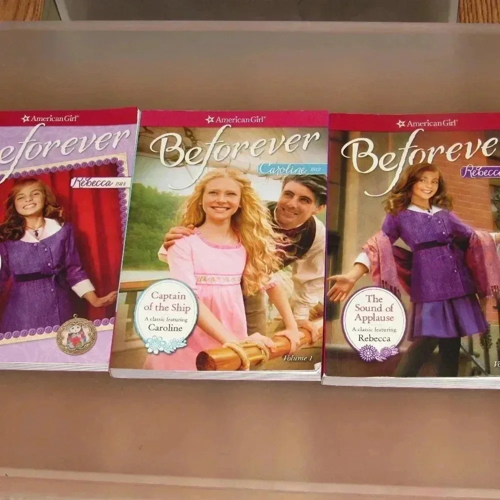American Girl Doll (3) Books BEFOREVER Series~Sound of Applause,Captain of Ship+